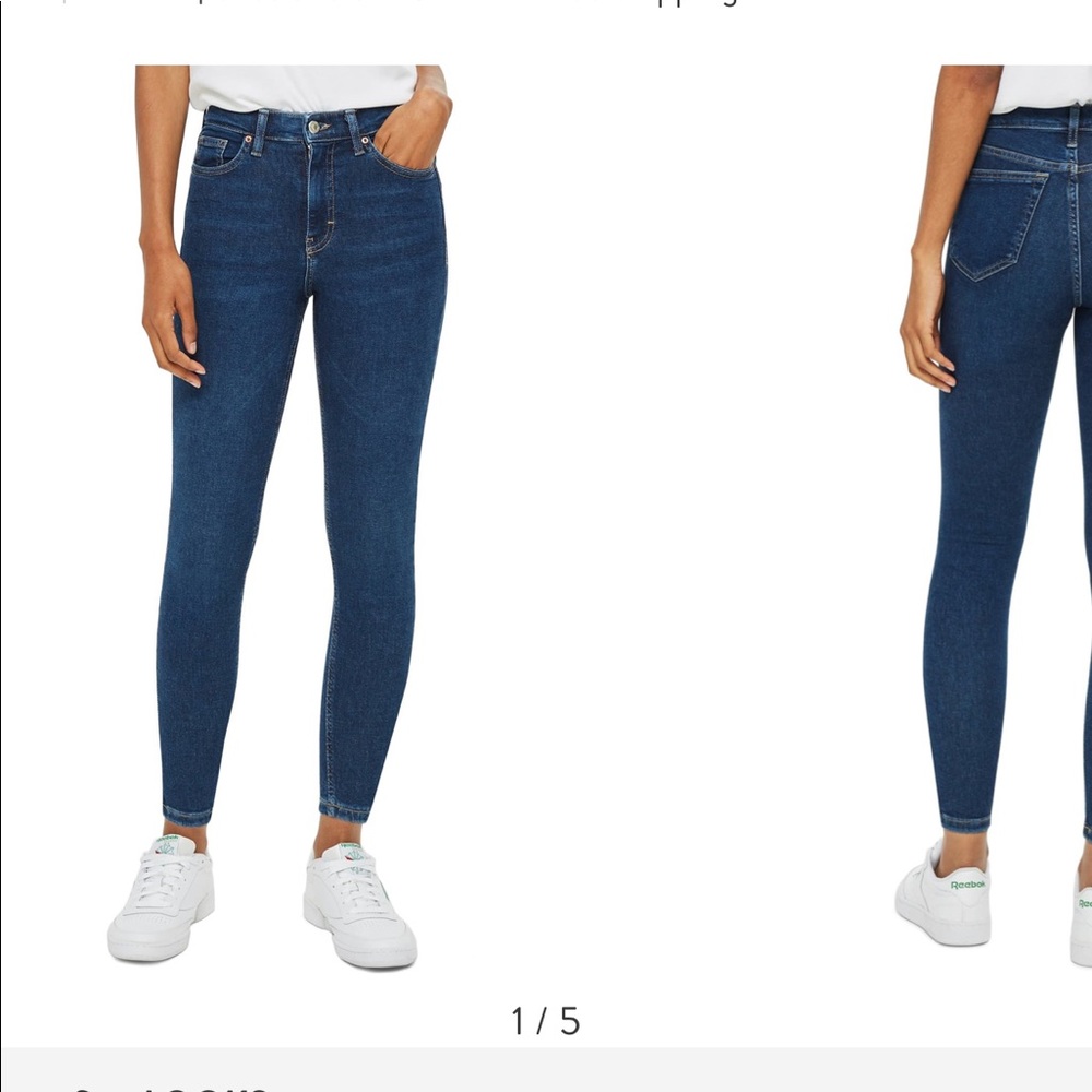 Topshop “Jamie” Petite Jeans size 26 (length 28)